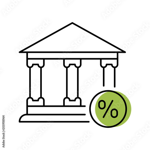 Fotografie Currency devaluation icon
