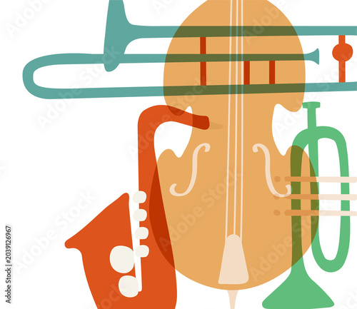 Photography Aesthetic jazz png border background, musical instrument in pastel