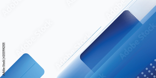 Abstract geometric design in blue tones