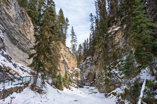 Foto Johnston Canyon In The Canadian Rockies