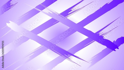 Crosshatching lilac and amethyst brushstrokes construct a dynamic modern abstract lattice