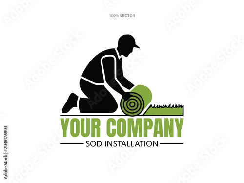Sod Installation and Landscaping Services Logo