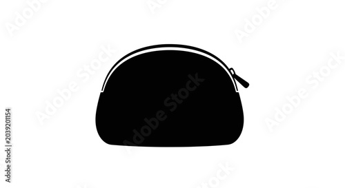 Quadro em tela Cosmetic pouch icon displays a essential travel accessory for organizing beauty supplies and personal care items in a stylish and efficient manner during daily routines or long trips