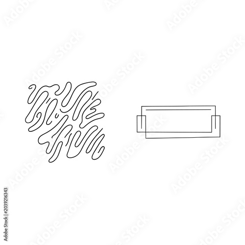 
BLACK ABSTRACT LINE VECTOR LOGO