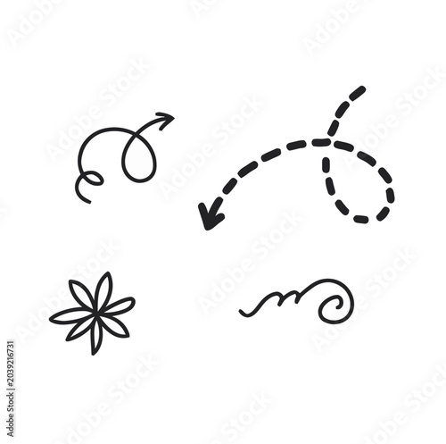 
BLACK ABSTRACT LINE VECTOR LOGO