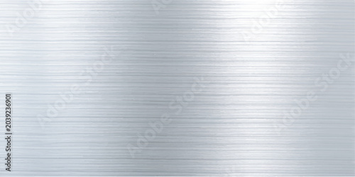 Bild auf Leinwand Brushed metal texture background with silver steel surface and industrial polish