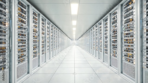 Corporate Data Center Corridor Perspective
