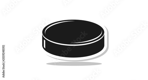 Photography Hockey puck sports equipment object.