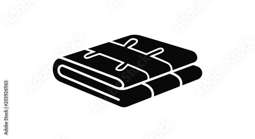 Tableau sur toile Folded Blanket Vector Icon