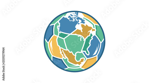 Globe Earth Planet World Map.
