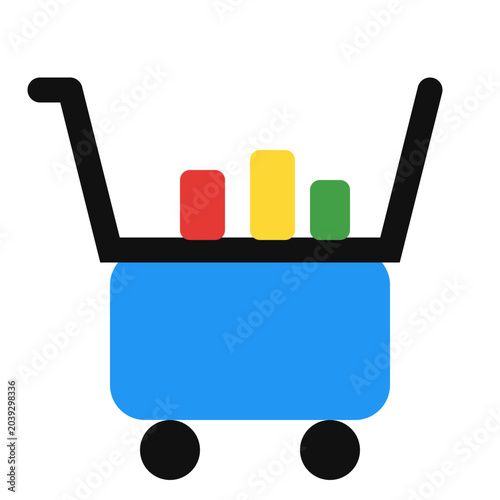 Shopping Cart Icon Vector Illustration
