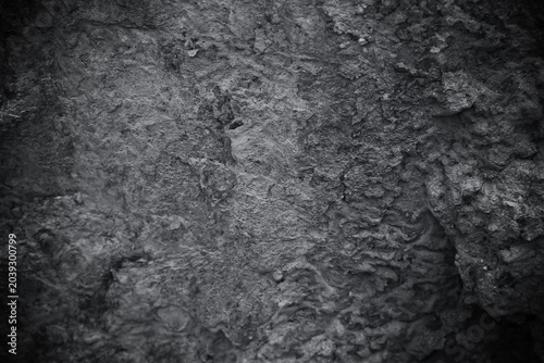 Natural gray with black slate stone rough patterns and space