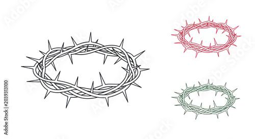 Photos Crown of Thorns - Religious Symbol, Suffering, Sacrifice, Easter, Christianity