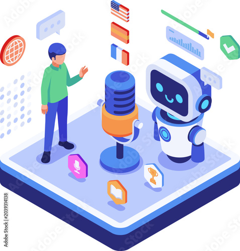 Isometric AI Pronunciation Training for Language Learning