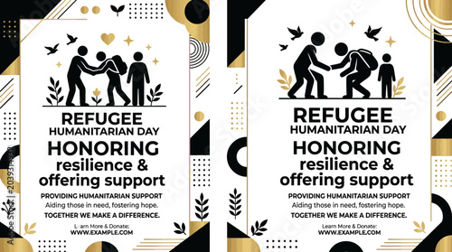 Fotografía Refugee Humanitarian Day: Honoring Resilience & Offering Support