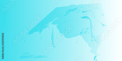 Принти на полотні Abstract Blue Ocean World Ice Vector Illustration Background