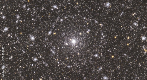 Dazzling Globular Star Cluster in Deep Space