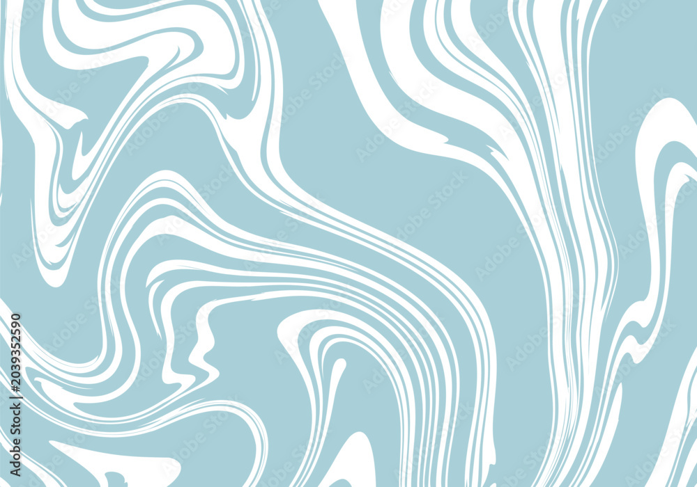 Fototapeta premium Abstract Blue and White Marble Texture Background Pattern