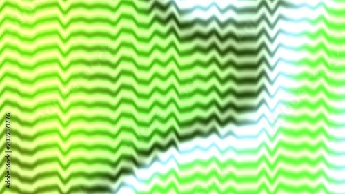 Abstract Green Wave Pattern Background with Light Effects.