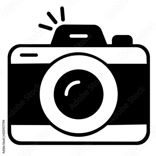 Bild auf Leinwand photo camera icon vector