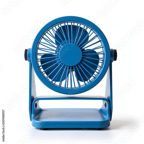 portable desktop fan isolated for personal cooling airflow