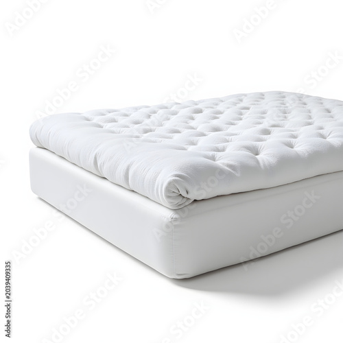 cooling mattress topper isolated for better sleep during heat