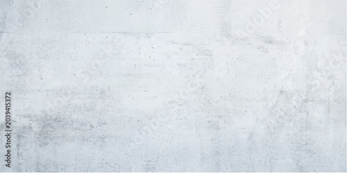 Schilderij op canvas White Grunge Wall Texture Background with Old Concrete Surface