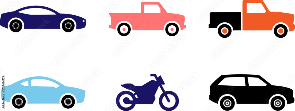 Naklejka premium Premium Care and Bike Icon Set Collection – Modern Healthcare & Bicycle Vector Icons Bundle