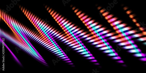 Abstract Vertical Light Flow with Grain Texture