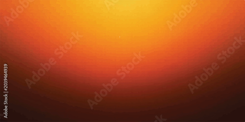 Quadro su tela Golden yellow to orange gradient background with gradient background abstract wa