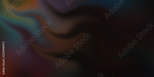 Cuadro en lienzo Abstract flowing wavy liquid shape design backdrop with soft gradients and dark mysterious tones featuring fluid motion visuals