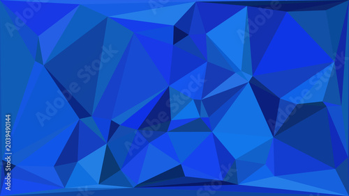 Abstract blue geometric low poly background with triangular shapes for professional web design use.