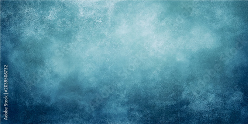 Foto Abstract teal and blue grunge texture background with atmospheric cloudy effect and grunge artistic wallpaper with rough painted surface and textured pattern