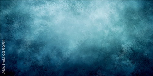 Foto Abstract textured background with deep blue and turquoise tones resembling water or mist and conveying a sense of depth and mystery