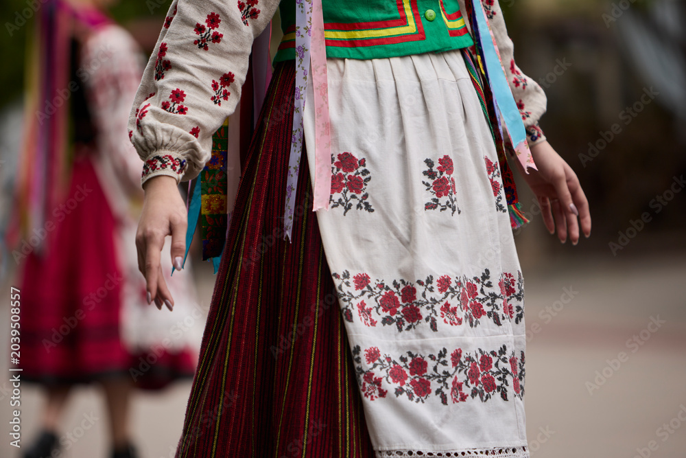 Obraz premium Traditional Ukrainian embroidered clothing – Vyshyvanka