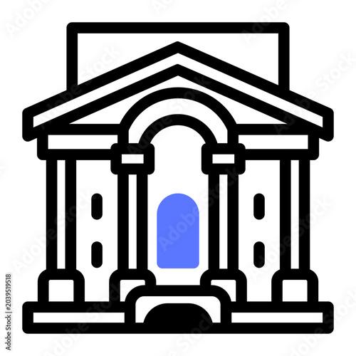 Fotografie This Diocletian's Palace icon is suitable for Croatian culture.