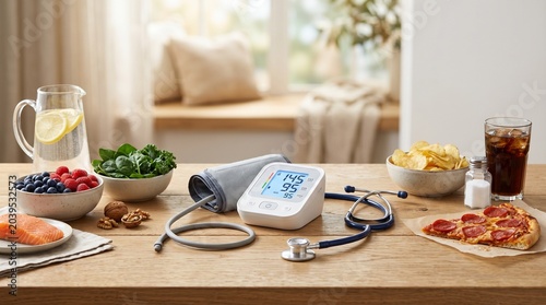 Hypertension Risk Factors And Prevention Concept
