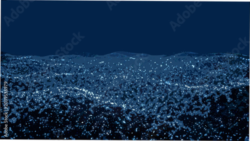 Photos undulating landscape in abstract digital painting terrain waves ground scenic ar