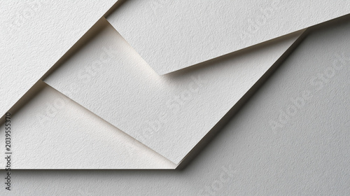 White Layered Paper Website Background