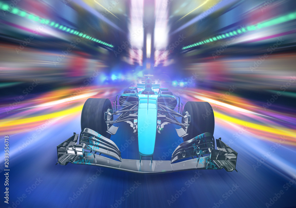 Fototapeta premium F1 Race car, Speed racing