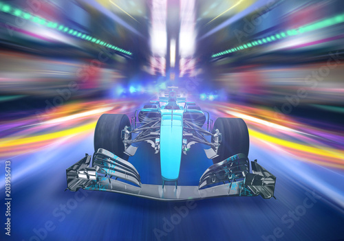 Tableau sur toile F1 Race car, Speed racing