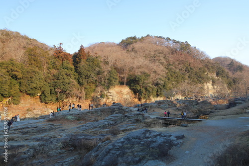 Slika na platnu Iwadatami rock formations at Nagatoro Gorge in Saitama, Japan
