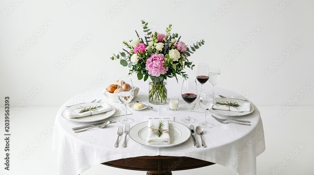Fototapeta premium wedding table decoration