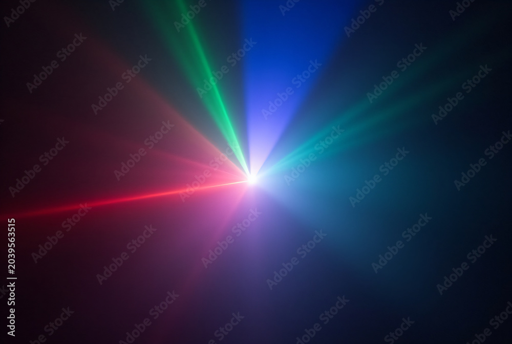 Fototapeta premium Vibrant Light Convergence