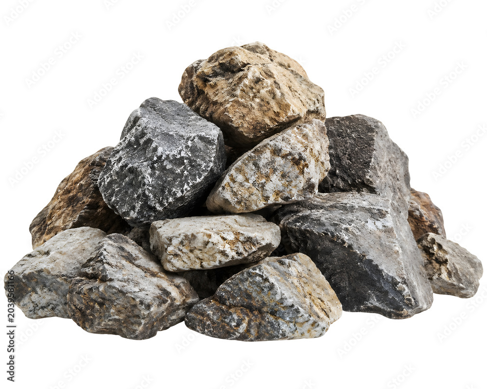 Fototapeta premium Pile Of Natural Rocks