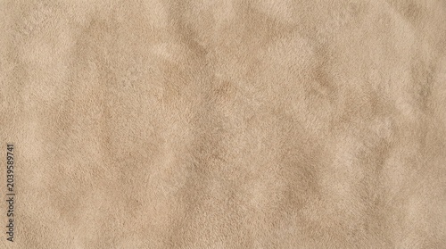 Valokuva Soft and fluffy beige fabric texture background for design