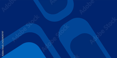 Фотография Abstract blue background with glowing geometric lines
