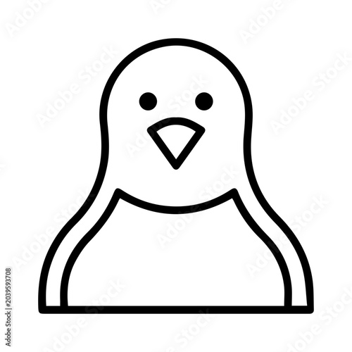 Fotografie Penguin Icon