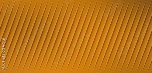 Abstract background featuring rich golden yellow color with repetitive diagonal ridges and deep shadows creating a strong three dimensional visual texture effect on white background
