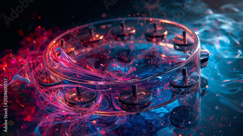 blue glass ball